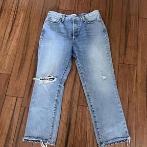 Pistola Size 30 Charlie High Rise Straight Ankle Jeans in Achieve